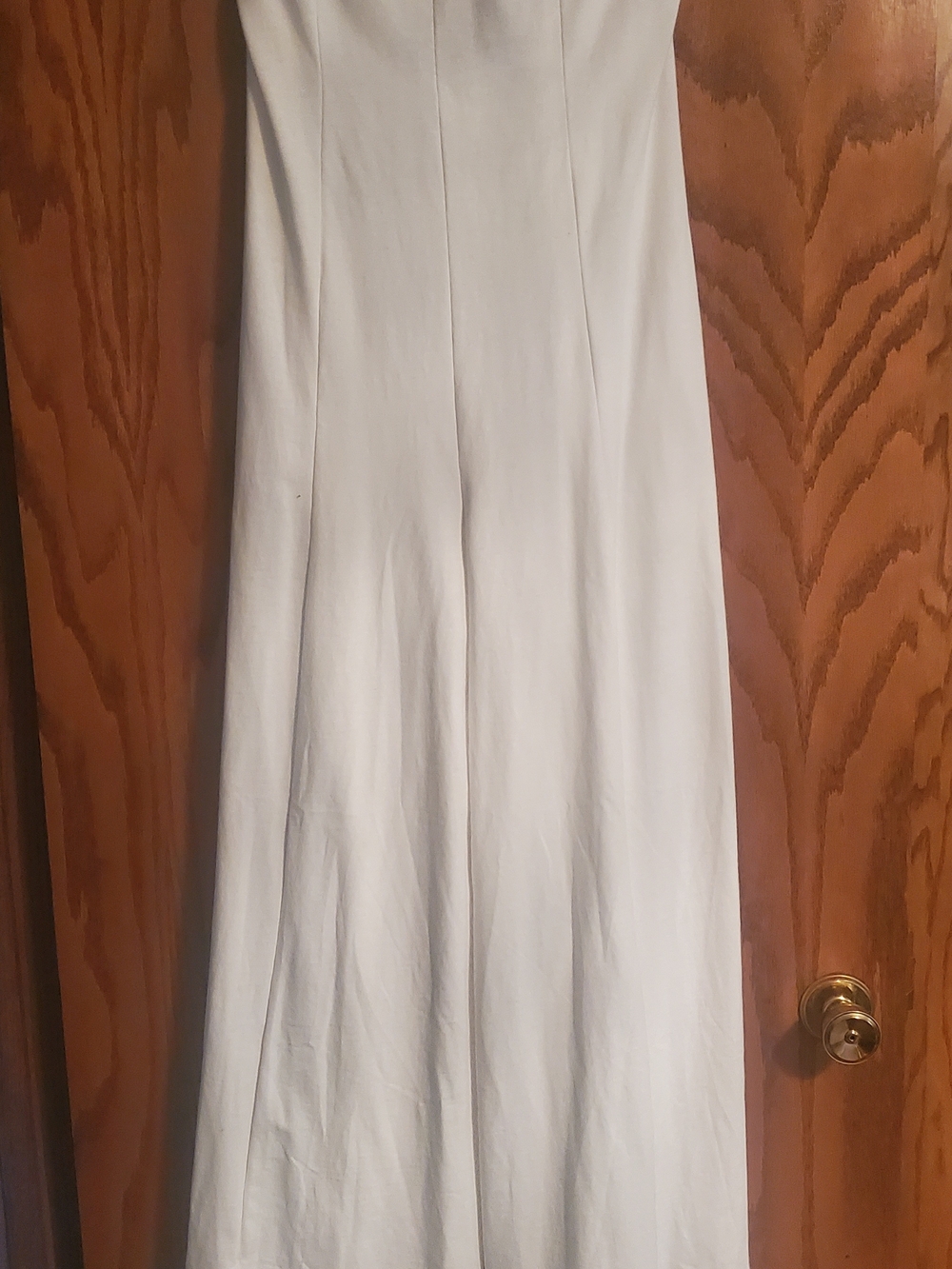 Free People  Kamora Strapless Wide-Leg White/Ivory Jumpsuit - Picture 2 of 3